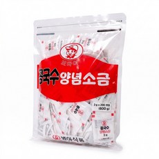 콩국수양념소금 일회용 소금 3g X 200개입, 200개