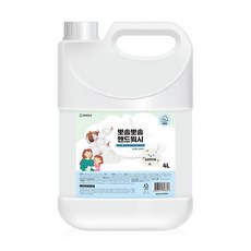 행복한주 뽀송뽀송 버블 핸드워시 순파우더향 4L 손세정제 리필용 대용량, 1개