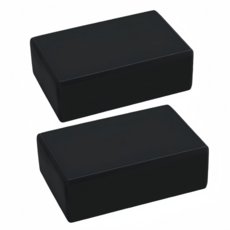 홈트레이닝 요가 폼블럭2P EVA 필라테스블럭 밸런시스 요가블럭 훈련기구, 검은색