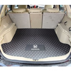 後備箱墊 適用於 CRV 2007-2012, 黑色, 單片一張底墊, N/A