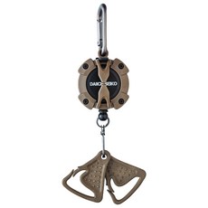 TD桃園東區釣具【第一精工 SNAP CATCHER 多功能零件伸縮扣 360度 伸縮扣 拉拉扣】日本製, 咖啡色 #33335, 1個