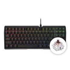 체리키보드 MX BOARD 3.0S RGB TKL 게이밍 텐키리스 기계식 키보드 (4종 축 선택), 저소음적축, 블랙
