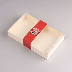 초밥 포장용기 도시락 스시 용기 횟집 옥상초밥 전용, 레드 스시 스티커 50장, 1개, 1개