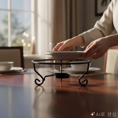 강샵 보온 가열 받침대 보쌈받침대