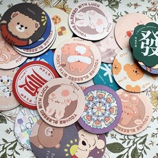 餐墊隔熱墊 杯墊茶墊吸水矽藻泥防燙餐盤墊, 1個, 隨緣發 隨緣不止此款 ,約17cm 適合餐碟