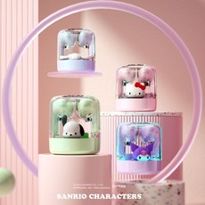 Sanrio 三麗鷗系列 藍牙耳機 透明艙體設計, 庫洛米