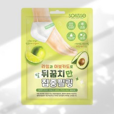소프리스 발뒤꿈치만 집중필링 마스크, 1개입, 1개