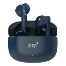 pqi 降噪真無線耳機 輕巧舒適 清晰通話, 藍色, BT09