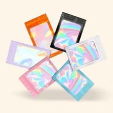홀로그램 포카 지퍼백 카드보관 폴라로이드 앨범 포토카드 슬리브, 상세페이지 참조, 상세페이지 참조