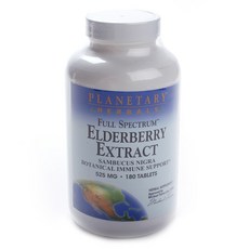 PLANETARY HERBALS 接骨木莓補充錠, 1罐, 180顆