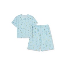 매장정품 탑텐 TOPTEN KIDS 공용) 쿄니 라운드넥 레이온 5부 파자마 셋업_MKF5UI3013 MKF5UI3013 245894