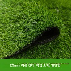 인조잔디 매트 10m 롤매트 마당 테라스 옥상 인공 1x10m, 25mm 여름잔디 일반형, 1개