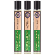 바이오앤바이오 메모리컨트롤 롤온 로즈마리 아로마오일, 3개, 10ml