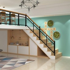 철제난간 담벼락 난간대 야외 울타리 주택 마당 담장 난간, 스타일 8 계단 손잡이 1m