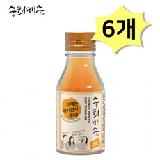 숙희해수 해소음료 술자리필수품 술에타먹는 회식 소주칵테일 음주 해소 숙희해수ABC ABC, 60ml, 6개