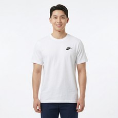 나이키 남녀공용 반팔티 기본 로고 데일리 티셔츠