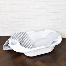아가드 멀티형 신생아 유아욕조 대야 미끄럼방지, 그레이