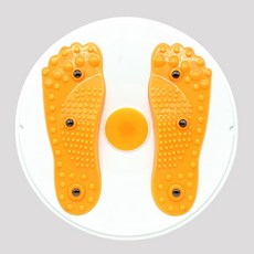 마그네틱 스톤 허리 트위스트 디스크 홈 운동 장비 허벅지 용 실내 허리 트위스트 보드 남성과 여성 모두를위한 체중 감량 및 피트니스를위한 복부 및 등 운동, 노란색