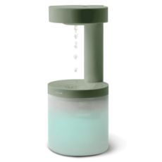 디큐브 거꾸로 가습기 물멍 무드등 무중력, 올리브 그린, 단품