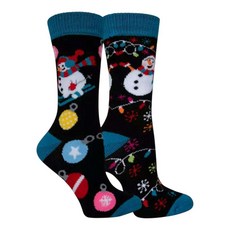 Columbia 여성용 미드웨이트 보온 크루 양말 인 스노우 머치 펀 - 2팩 눈이 많이 내리는 재미