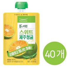 풀스키친 스위트 제주청귤 주스, 100ml, 80개