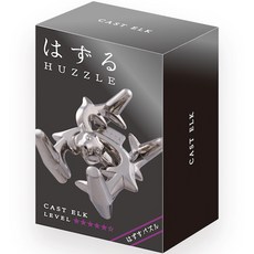 하나야마 캐스트 퍼즐 하즈루 상급 5단계 엘크, 혼합색상, 1개, 2피스