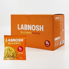 랩노쉬 단백쿠키 피넛버터맛, 40g, 10개