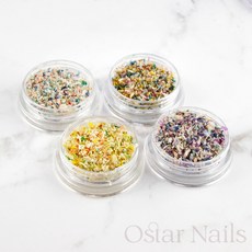 Ostar Nails 心緹 莫蘭迪色系乾花（4入）, 莫蘭迪色系乾花 (4入)