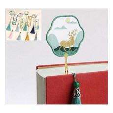 패키지 DIY 자수 선물 책갈피 핸드메이드 취미생활 친구 프랑그 자수 선물 용 집에서할수있는취미 재료 aud+974Ol, A294 대나무