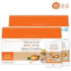 올즙 올바른 호박즙 30포 X 2박스, 90ml