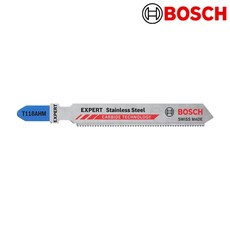 BOSCH博世 線鋸片 T118AHM 不鏽鋼 金屬 鐵片 專業級切割, 3個