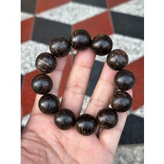 沉香 海南 樹丁 滿油 隨性 棋楠 手串, 如圖, 1個