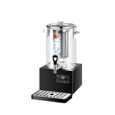 업소용 중탕기 건강원 조리기 찻통 홍삼제조기 없는 1 10L, 15L 블랙 바닥 사각형 찜기, 단일 모델