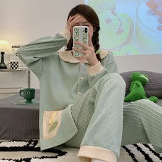 춘추여름산후복6535자가드면임산후수유파자마