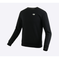 뉴발란스 남녀공용 기모 스몰로고 맨투맨 베이직 따뜻한 100 110 NBNCBB1123_BLACK_블랙