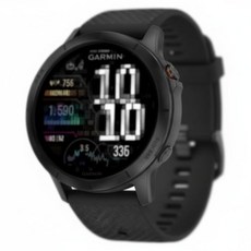 가민 베뉴4 웰니스 스마트 워치 45mm, 슬레이트(블랙 실리콘 밴드), 3.53cm, GPS + 블루투스