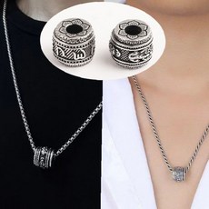 목걸이 행운 펜던트 커플용 불교 육자 진언 비휴 남녀 공용 액막이 개업 선물용