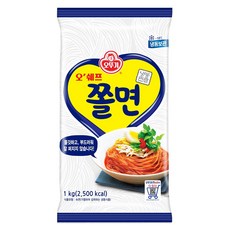 오뚜기 오쉐프 쫄면, 1개, 1kg