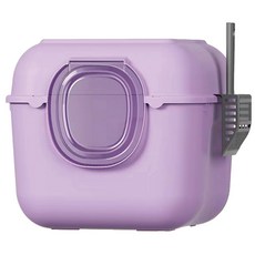 太空貓砂盆 現貨 封閉式貓砂盆 全罩式貓砂盆 防臭 防撥沙 一掀開合 輕鬆清理貓砂, 紫羅蘭, 1個