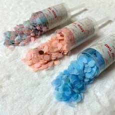 꽃가루 종이 폭죽 웨딩촬영 생일파티, 핑크블루혼합