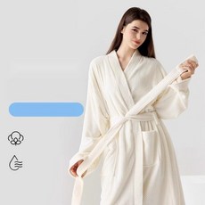 전신을 감싸는 성인용 샤워가운 빠른 흡수 목욕가운