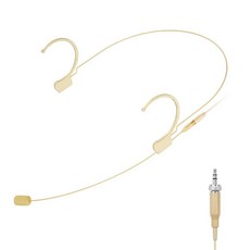 KIMAFUN 헤드셋/헤드웨어 마이크 프로페셔널 이어셋 오버 이어 걸이식 콘덴서 마이크 Sennheiser 무선 시스템 무선 시스템 바디팩 송신기 공연 극장과 호환 - 베, C2 for Sennheiser Wireless Sys, 1개