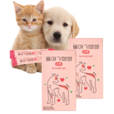 울애기쌩쌩 강아지 고양이 스틱형 종합영양제 눈 피부 관절 신장 심장 간, 2개, 신장/심장/간, 30회분