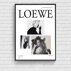 LOEWE 北歐風格臥室裝飾畫 藝術畫擺拍道具, 黑白色調-17款,30*40 9mm布紋膜