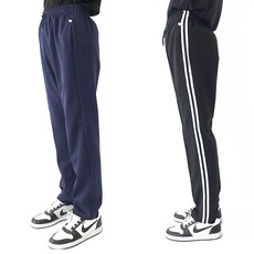 남녀공용 체육복 기모바지 곤색 무지 2줄 겨울 바지 검정 네이비 중학교 고등학교 26-36