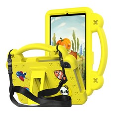 스냅케이스 ALLDOCUBE iplay 70 mini pro / turbo 호환 애니멀비츠 에바폼 케이스, 옐로우, 1개