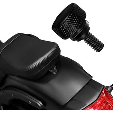 오토바이 시트 볼트 스테인리스 퀵 릴리스 펜더 리어 스크류 14-20 나사산 할리 데이비슨 투어링 스포스터 소프트테일 다이나 CVO 팻밥 일렉트라 글라이드 스트리트, Black