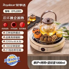 보온접시 미니화로 접시워머 도자기, 싱글 오븐  그릴  세로 패턴 티팟 1000ml 스토브