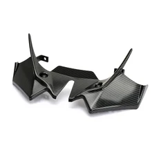 오토바이 Z650 프론트 스포일러 Winglets 공기 역학 윙 페어링 액세서리 Kawasaki Z 2021-2025, 03 Carbon Fiber