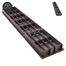 [픽네트웍스] 환기그릴 환기구커버 환풍구 그릴 브라운 400X83mm